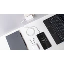 Rebel USB A (male) to USB Type-C (male) cable 1 m — White (RB-6001-100-W)