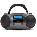 Aiwa Portable Radio-CD/MP3/USB/Cassette Player with Bluetooth RC-250/BK