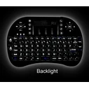 Πληκτρολόγιο Ασύρματο Riitek mini i8+ με touchpad, 2.4GHz, μαύρο