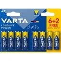 Varta High Energy Αλκαλικές Μπαταρίες AA 1.5V 8τμχ 961207