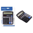 BEBASIC Calculator S060, Solar & Battery, 12 digits, Black