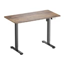 Ηλεκτρικό Γραφείο Brateck S16-22R-B με ρυθμιζόμενο ύψος, 120x60x72~120cm, Μαύρο/καφέ ξύλινο