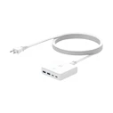 Tucano Βάση Φόρτισης GaN με 2 Θύρες USB-A και 2 Θύρες USB-C 65W Power Delivery / Quick Charge 3.0 σε Λευκό χρώμα (MA-DEGAN65-EU-W)