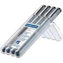 Μαρκαδόροι Staedtler pigment liner black 4ST Box