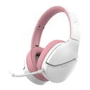 Sades Spower Over Ear Gaming Headset με σύνδεση 3.5mm Ροζ/Λευκό for Nintendo Switch / PC / PS4 / PS5 / XBOX
