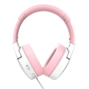 Sades Spower Over Ear Gaming Headset με σύνδεση 3.5mm Ροζ/Λευκό for Nintendo Switch / PC / PS4 / PS5 / XBOX