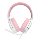 Sades Spower Over Ear Gaming Headset με σύνδεση 3.5mm Ροζ/Λευκό for Nintendo Switch / PC / PS4 / PS5 / XBOX
