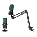 Sades Night Owl Δυναμικό Μικρόφωνο με USB Type-C Επιτραπέζιο, Gooseneck