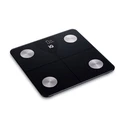 IQ Smart Bathroom Scale with Body Fat Analyzer and Bluetooth SC-744BT Black
