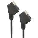 SBOX SCART 21-pin Male-to-Male Cable 1.5 m Black (Model SCART15R)