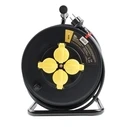 Technik Industrial Extension Reel 4-Socket 50m 1.5mm2 IP44 16A