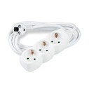 Technik Power Strip 3 Sockets 3G1.5mm 5m