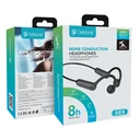 Celebrat SE9 Bone Conduction Bluetooth Handsfree Ακουστικά με Αντοχή στον Ιδρώτα Μαύρα