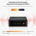 BEELINK SER5 Max Μίνι PC (AMD Ryzen 7 7735U, 16GB LPDDR5, 500GB M.2 SSD, Windows 11 Pro)