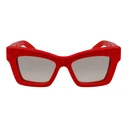 Salvatore Ferragamo Women's Sunglasses SF2045SR52176 - Red Acetate Frame (52/17/140 mm)