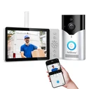 SRIHOME / Sricam Wireless Video Intercom Doorbell Camera SH054 White (4MP HD, Wi‑Fi)