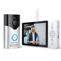 SRIHOME / Sricam Wireless Video Intercom Doorbell Camera SH054 White (4MP HD, Wi‑Fi)