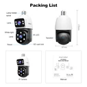 Sricam SH068 IP Dual Κάμερα Παρακολούθησης Wi‑Fi Full HD 1080p Αδιάβροχη με Αμφίδρομη Επικοινωνία