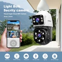 Sricam SH068 IP Dual Κάμερα Παρακολούθησης Wi‑Fi Full HD 1080p Αδιάβροχη με Αμφίδρομη Επικοινωνία
