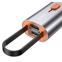 Καλώδιo USB Usams Type-C σε Type-C/USB/Lightning SJ560, 60W PD, 0.3m, γκρι