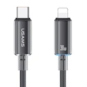 Καλώδιο Lightning Usams σε USB-C US-SJ659, 30W, 480Mbps, 1.2m, Μαύρο