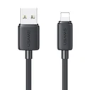 USAMS Καλώδιο Lightning σε USB US-SJ689 2.4A 480Mbps 1m Μαύρο