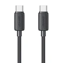 Καλώδιο USB-C Usams σε USB-C US-Sj691, 60W, 480Mbps, 1M, Μαύρο