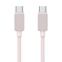 Καλώδιο USB-C Usams σε USB-C US-Sj691, 60W, 480Mbps, 1M, Ροζ