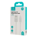 Usams Series USB-A to Lightning Cable Λευκό 2m (SJ694USB02)