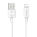 Καλώδιο Lightning Usams σε USB Us-Sj709, 2.4A, 480Mbps, 1M, Λευκό