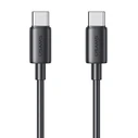 Καλώδιο USB-C Usams US-SJ711, 60W, 480Mbps, 1m, Μαύρο