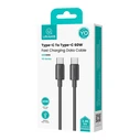Καλώδιο USB-C Usams US-SJ711, 60W, 480Mbps, 1m, Μαύρο