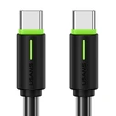 Καλώδιο USB-C Usams US-SJ734, 60W, 480Mbps, 1m, Μαύρο
