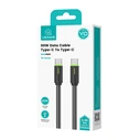 Καλώδιο USB-C Usams US-SJ734, 60W, 480Mbps, 1m, Μαύρο