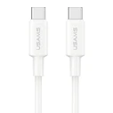 USAMS καλώδιο USB-C SJ763, 60W, 480Mbps, 1m, λευκό