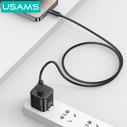 Usams USB-A to Lightning Cable 12W Μαύρο 1m SJ778USB01