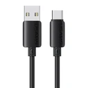 USAMS καλώδιο USB-C σε USB SJ786, σιλικόνης, 1m, μαύρο