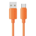 USAMS καλώδιο USB-C σε USB SJ786 1m πορτοκαλί (σιλικόνης, 3A, 480Mbps)