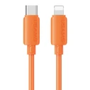 USAMS Lightning to USB-C Cable SJ788, 1m, 30W, Orange