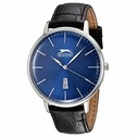 Slazenger Men's Analog Quartz Watch 45mm with Black Leather Strap - SL96195101