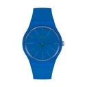 Ρολόι Swatch So29N700 (41mm) Καουτσούκ Λουράκι Μπλε