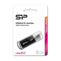 USB Flash 8GB Silicon Power Ultima II-I, USB 2.0, μαύρο