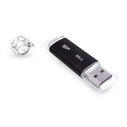 USB Flash 64GB Silicon Power Ultima U02, USB 2.0, μαύρο