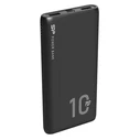 Power Bank Silicon Power QP15, 10000mAh, 2x USB & USB Type-C, 3A, μαύρο