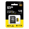 Silicon Power microSDXC 128GB U3 V30 A1 UHS-I 170MB/s με αντάπτορα