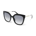 Police Women's Sunglasses SPLG19-540700 - Black Acetate Frame, Grey Lenses (54/21/135)
