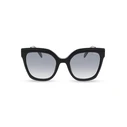 Police Women's Sunglasses SPLG19-540700 - Black Acetate Frame, Grey Lenses (54/21/135)