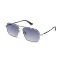 Police Men's Aviator Sunglasses SPLL86M 0F94 - Metal Frame, Grey Lenses, UV400, 58/16/145 mm