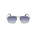 Police Men's Aviator Sunglasses SPLL86M 0F94 - Metal Frame, Grey Lenses, UV400, 58/16/145 mm