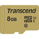 Κάρτα Μνήμης ΜicroSDHC 8GB Transcend Class 10 UHS-I U1 + SD Adapter